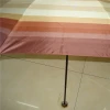 Fresh striped umbrella, four-color striped contrasting three-fold umbrella, creative folding umbrella Specification image
